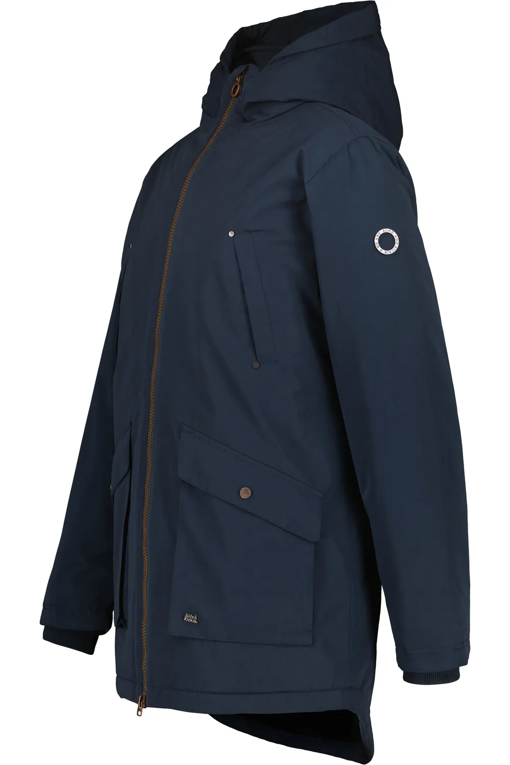 Alife & Kickin RonAK A Parka Dunkelblau Herren Winter