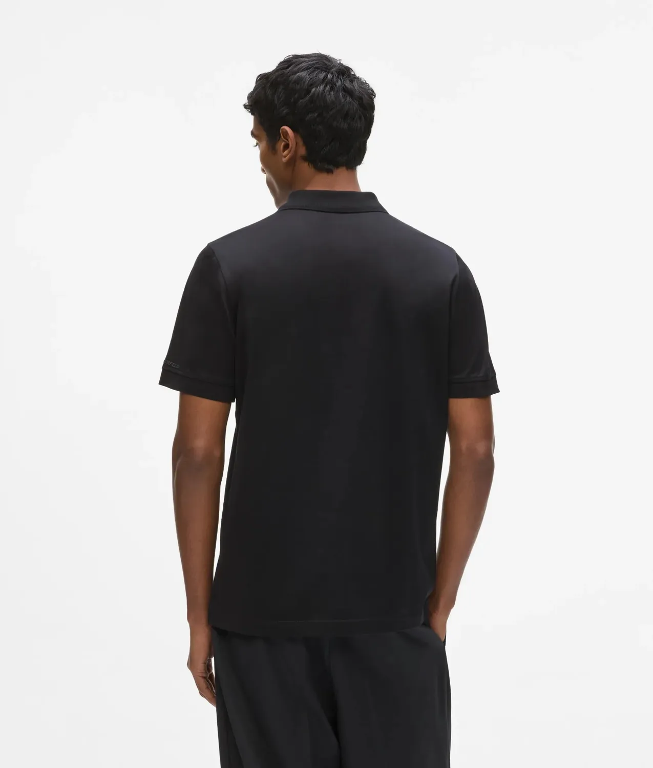 Karl Lagerfeld Monogram Poloshirt Baumwolle Herren