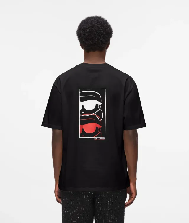 Karl Lagerfeld Ikon Fusion T-Shirt Herren Relaxed