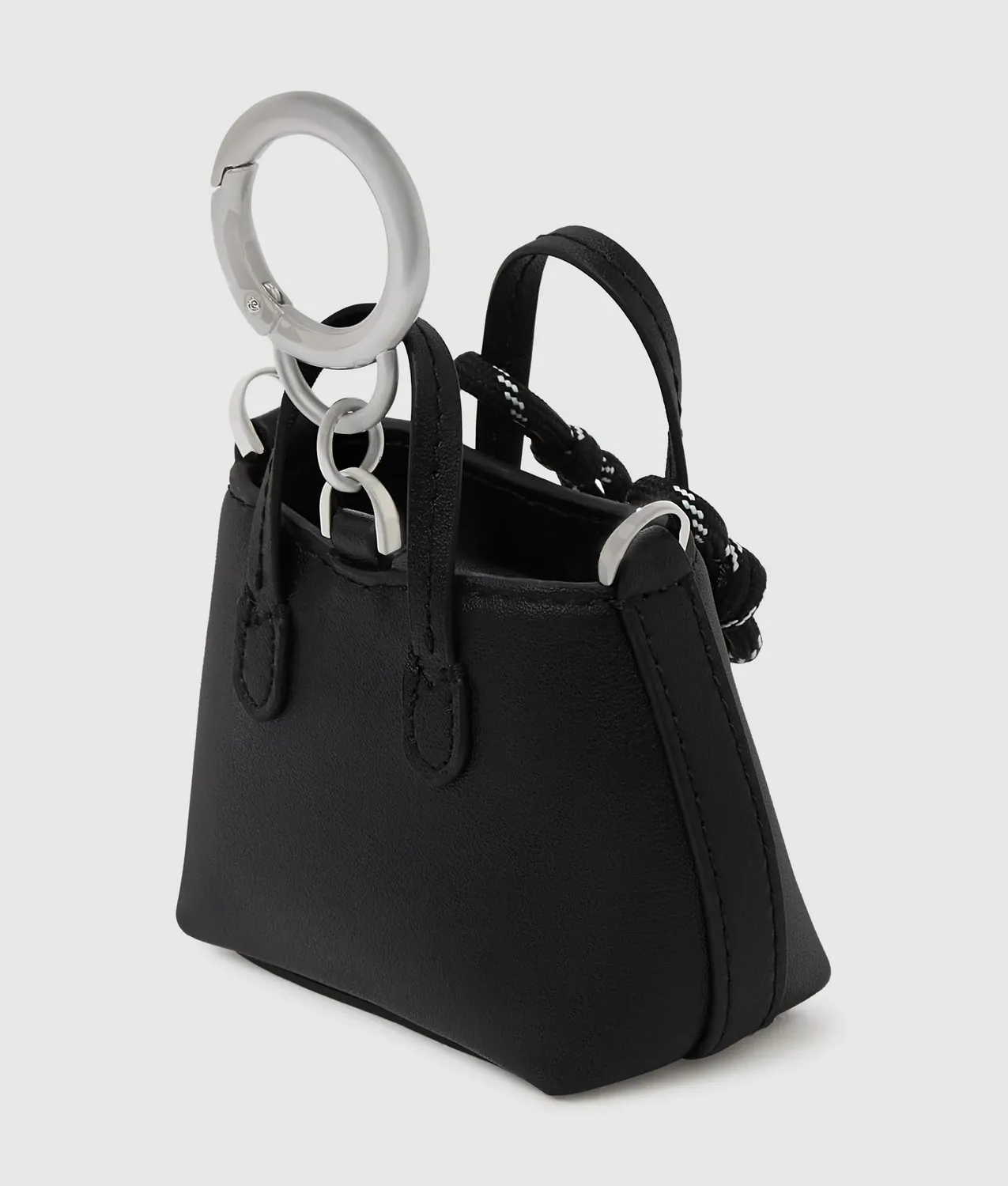 Karl Lagerfeld Ikon Mini Bag AirPods Case Anhänger Kunstleder