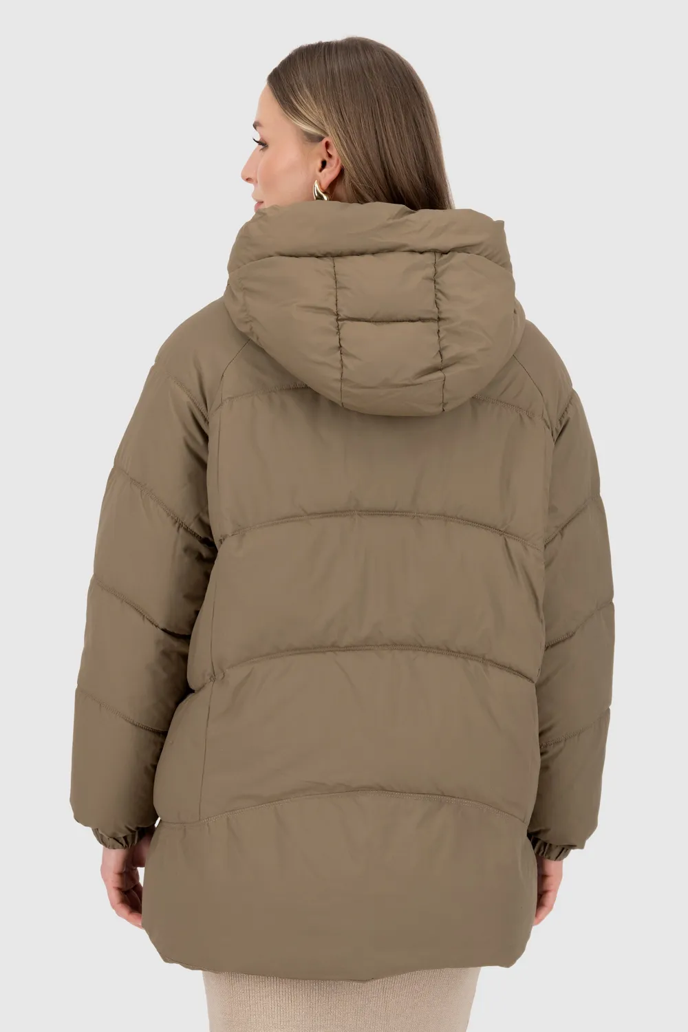 Alife & Kickin GlorianaAK A Pufferjacke braun vegan