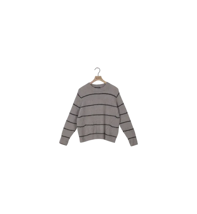 Mos Mosh ReLoved MMThora Slim Stripe Knit Pullover XS