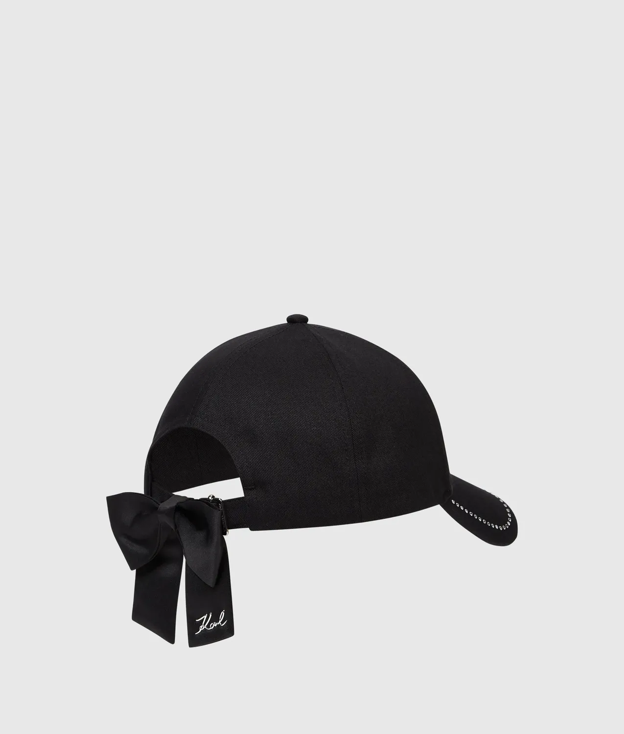 Karl Lagerfeld K/Signature Cap One Size Strass Schleife