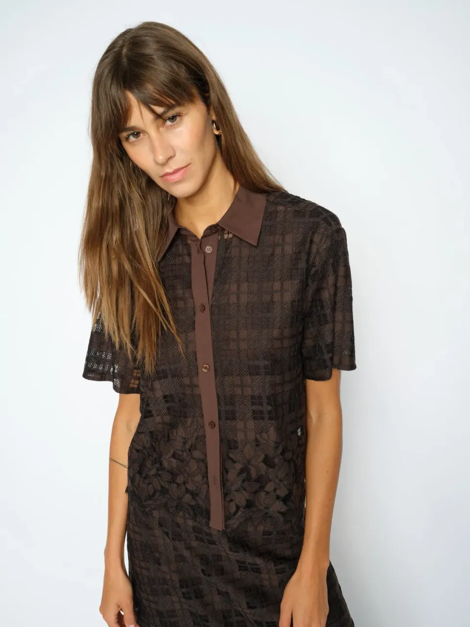 Mos Mosh MMLia Checko Lace Hemd Delicioso Spitze XS-XL
