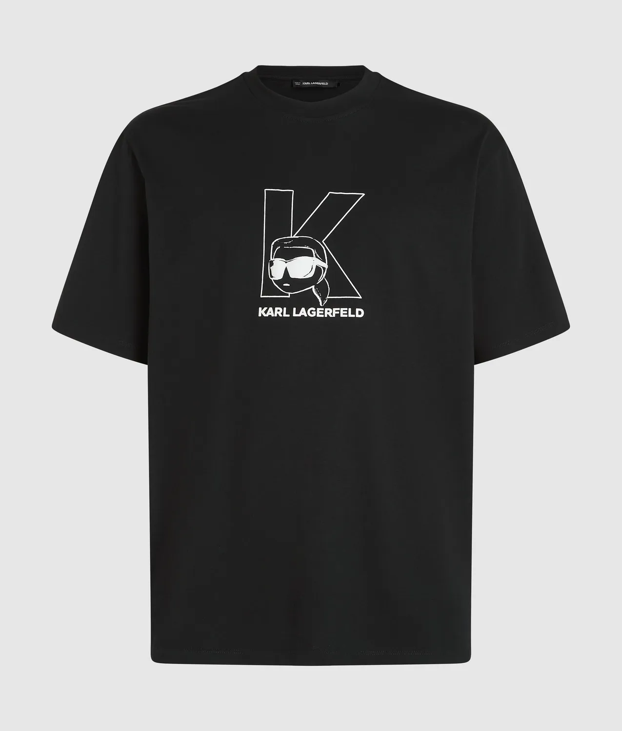 Karl Lagerfeld Ikon K-Initial T-Shirt Bio-Baumwolle