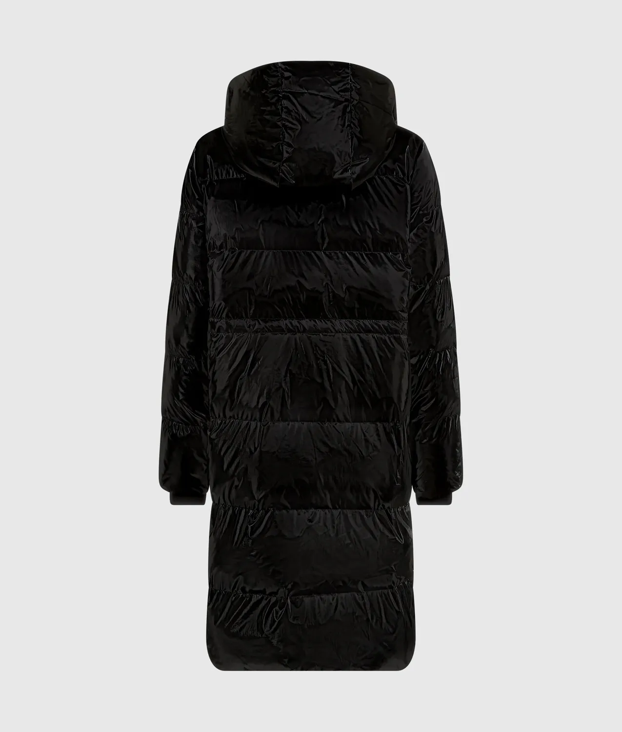 Karl Lagerfeld KL Jeans Long Shiny Pufferjacke lang glänzend