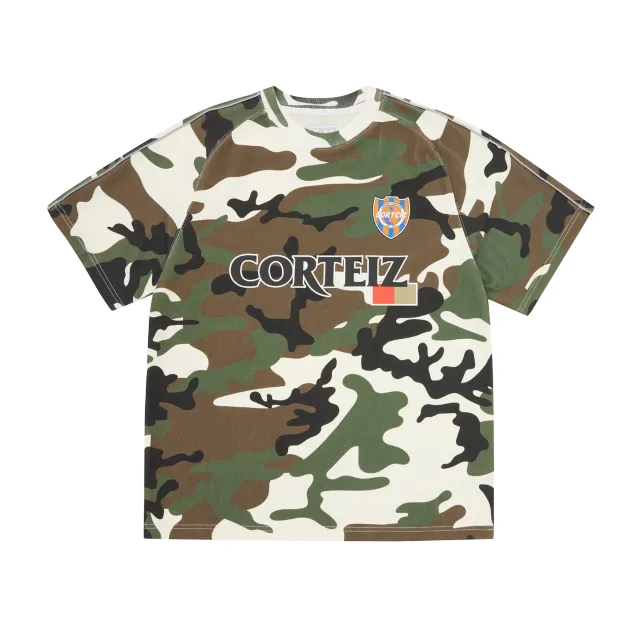 Corteiz Giapponese Jersey Woodland Camo Baumwolle