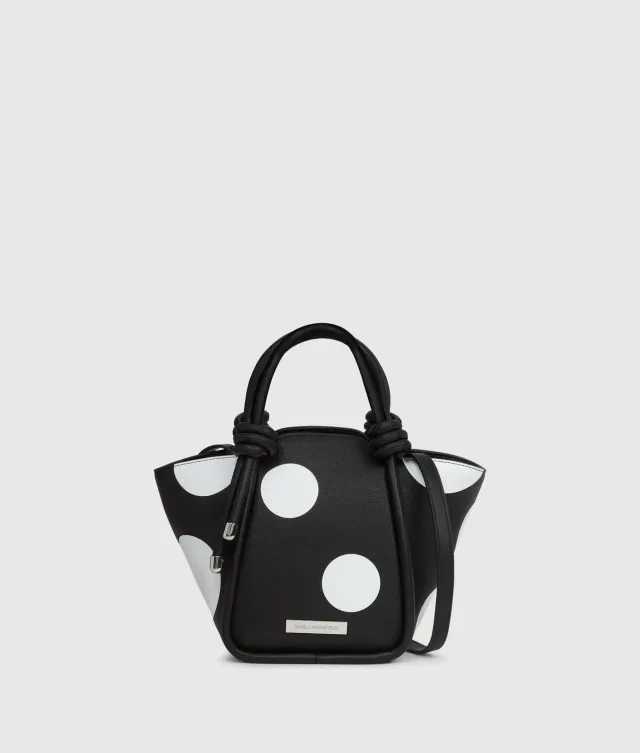 Karl Lagerfeld Ikon Pebble Tote Punkte Shopper