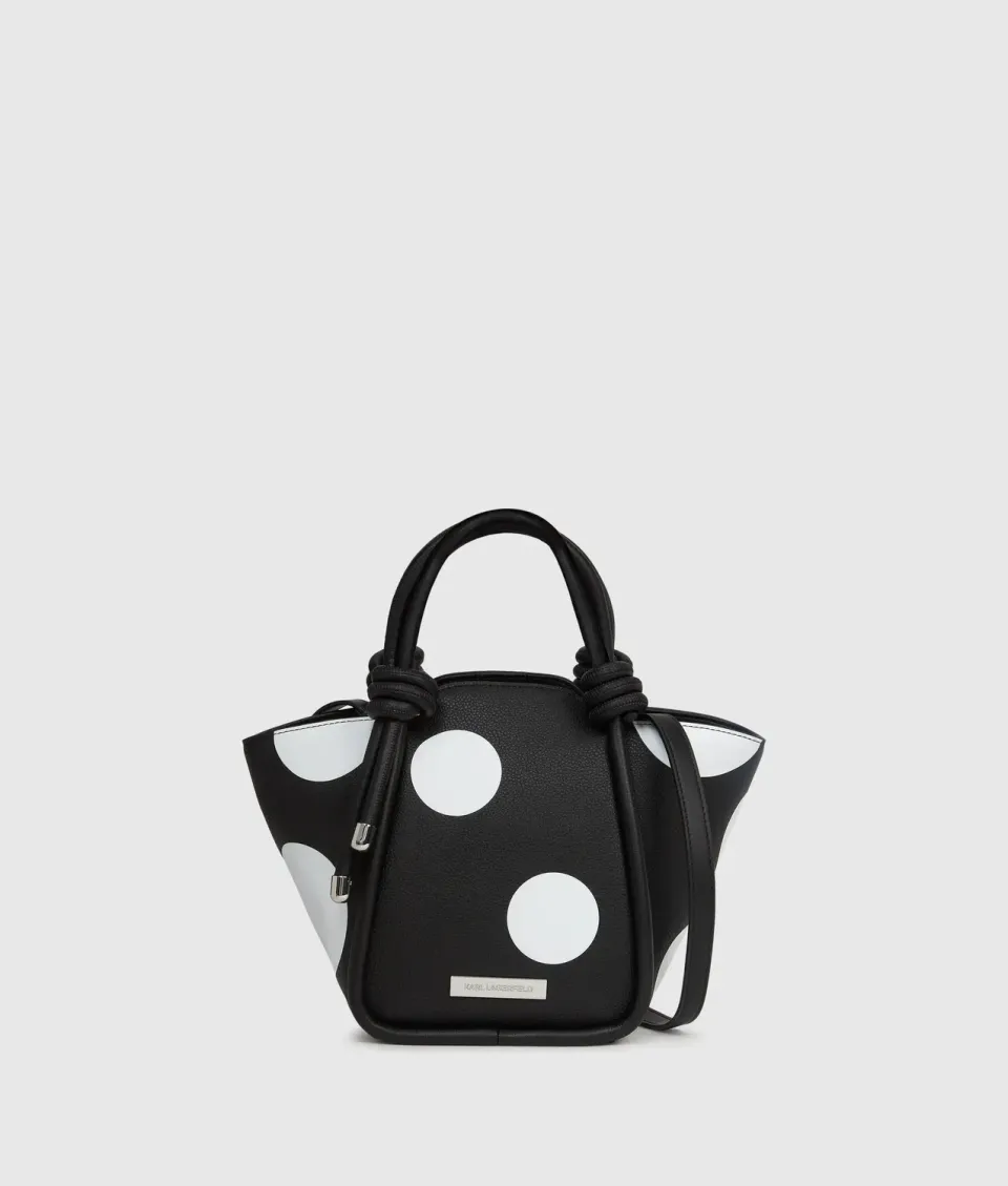 Karl Lagerfeld Ikon Pebble Tote Punkte Shopper