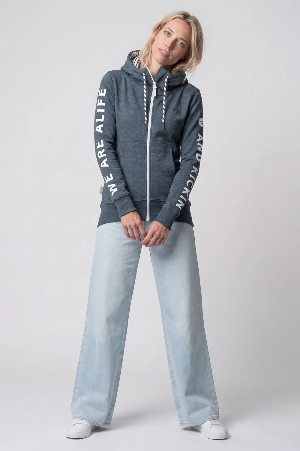 Alife & Kickin JessyAK A Sweatjacke Dunkelblau Damen