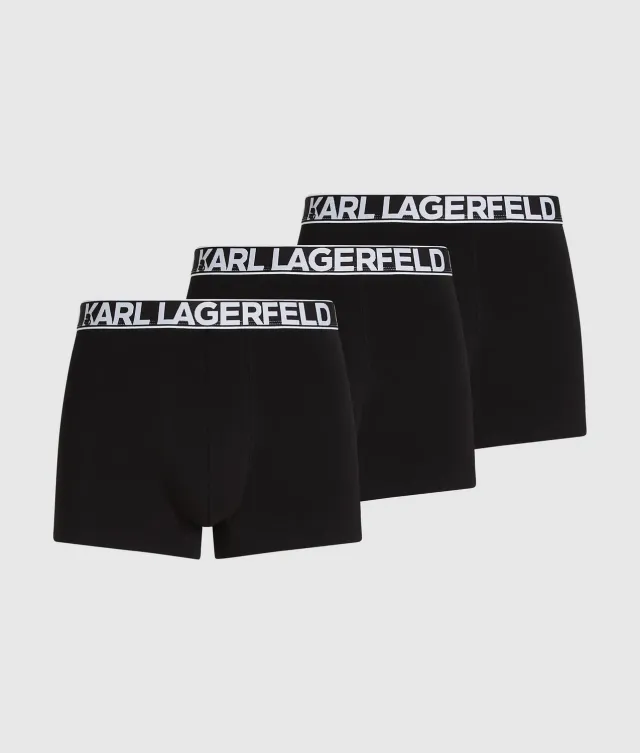 Karl Lagerfeld Bold Logo Trunks 3er-Pack