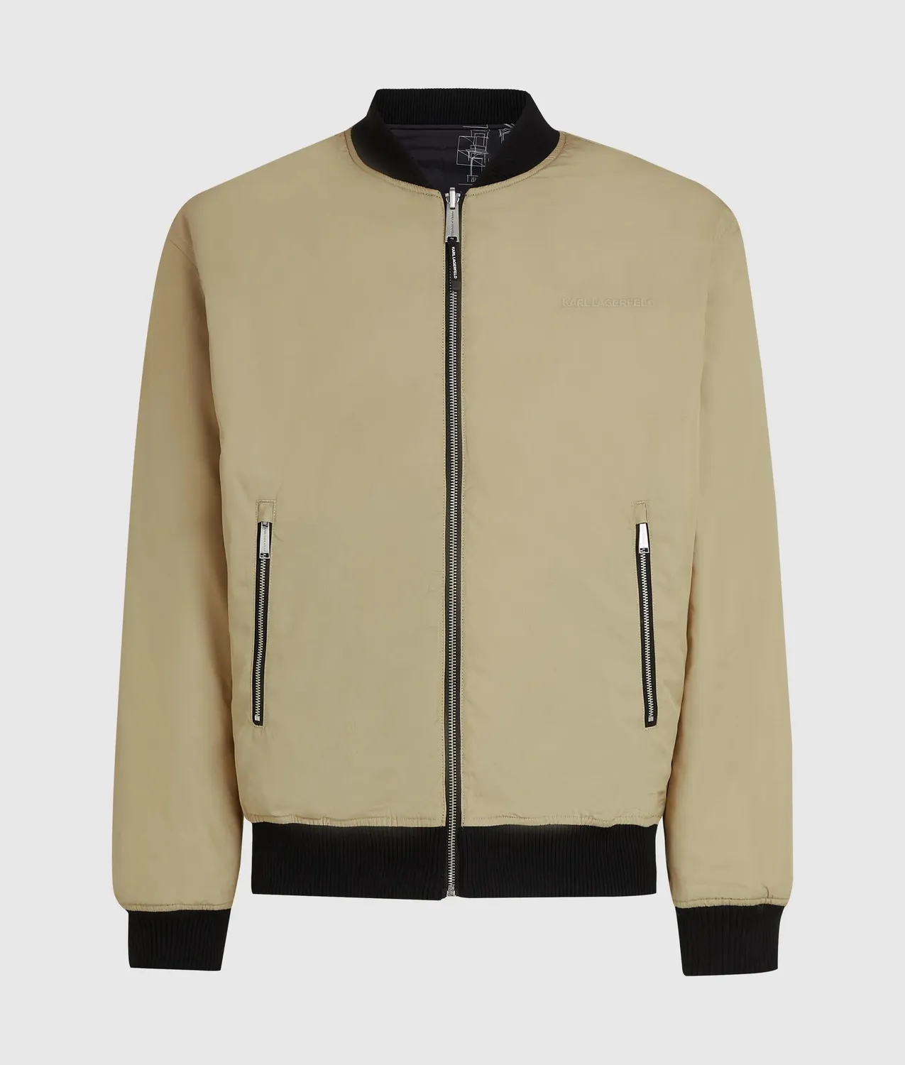 Karl Lagerfeld Reversible Maison de Karl Bomberjacke wendbar