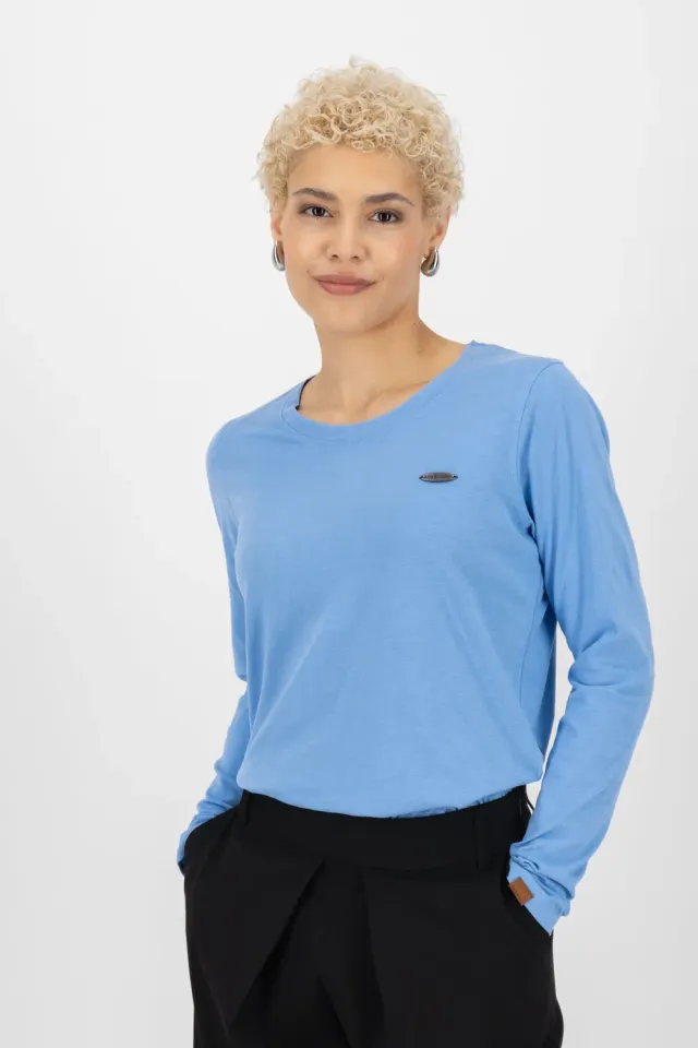 Alife & Kickin LeaAK A Longsleeve Blau Damen Jersey