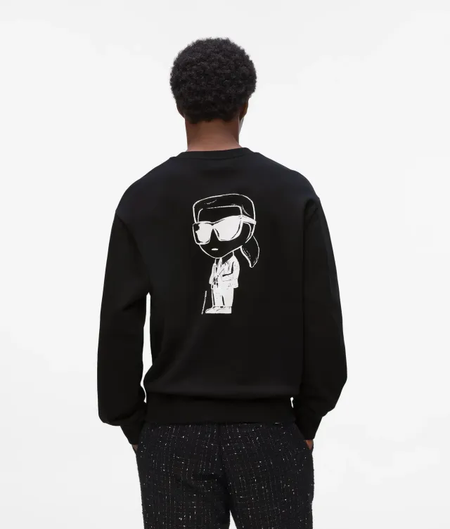 Karl Lagerfeld Ikon Sweatshirt Backprint Baumwolle