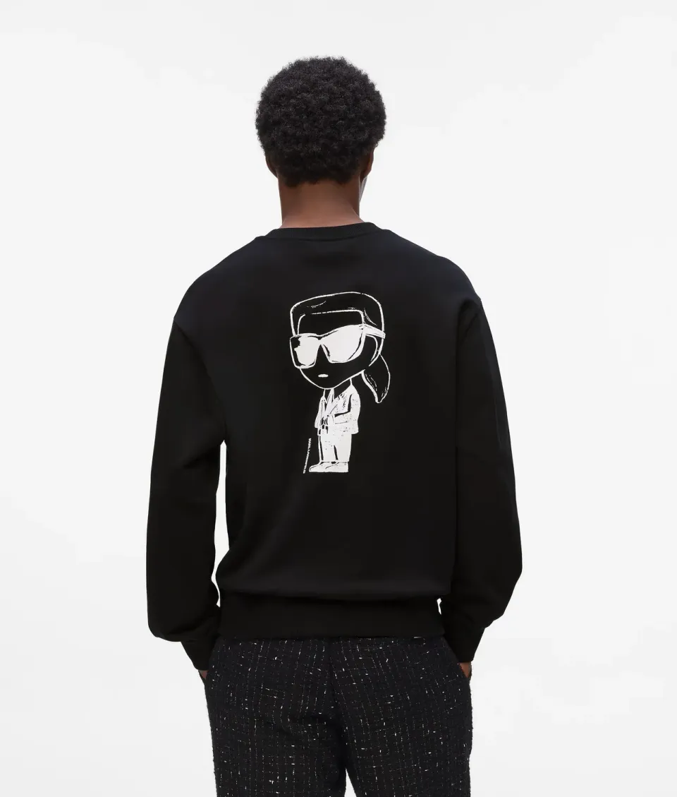Karl Lagerfeld Ikon Sweatshirt Backprint Baumwolle