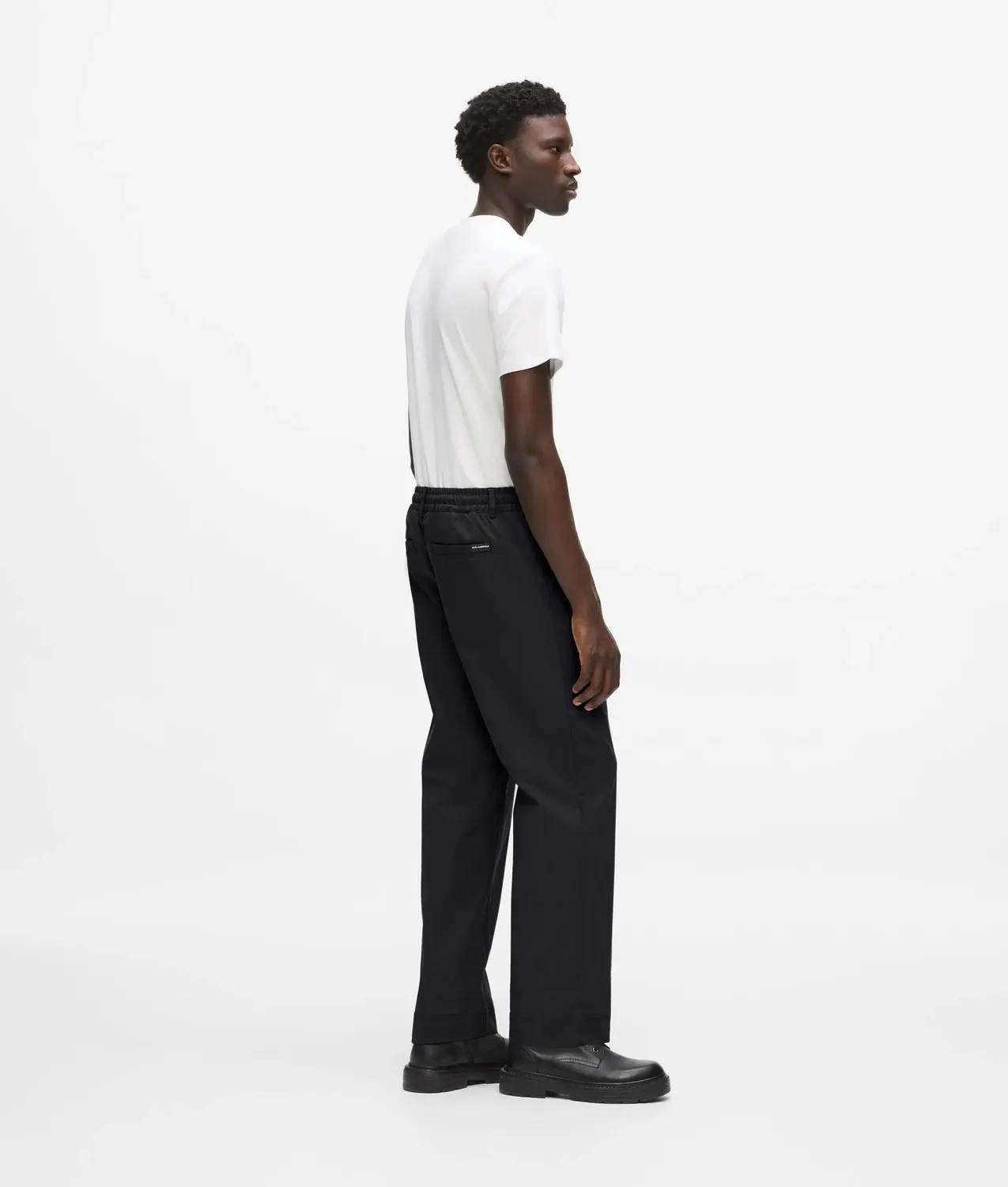 Karl Lagerfeld Drawcord Hose mit Kordelzug elastisch
