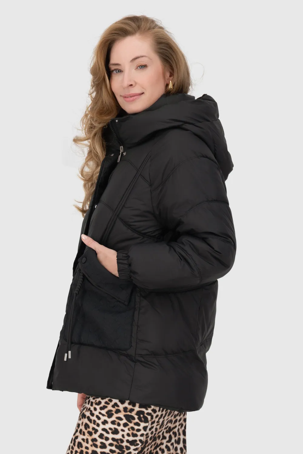 Alife & Kickin GlorianaAK A Puffer Jacket Schwarz Winter