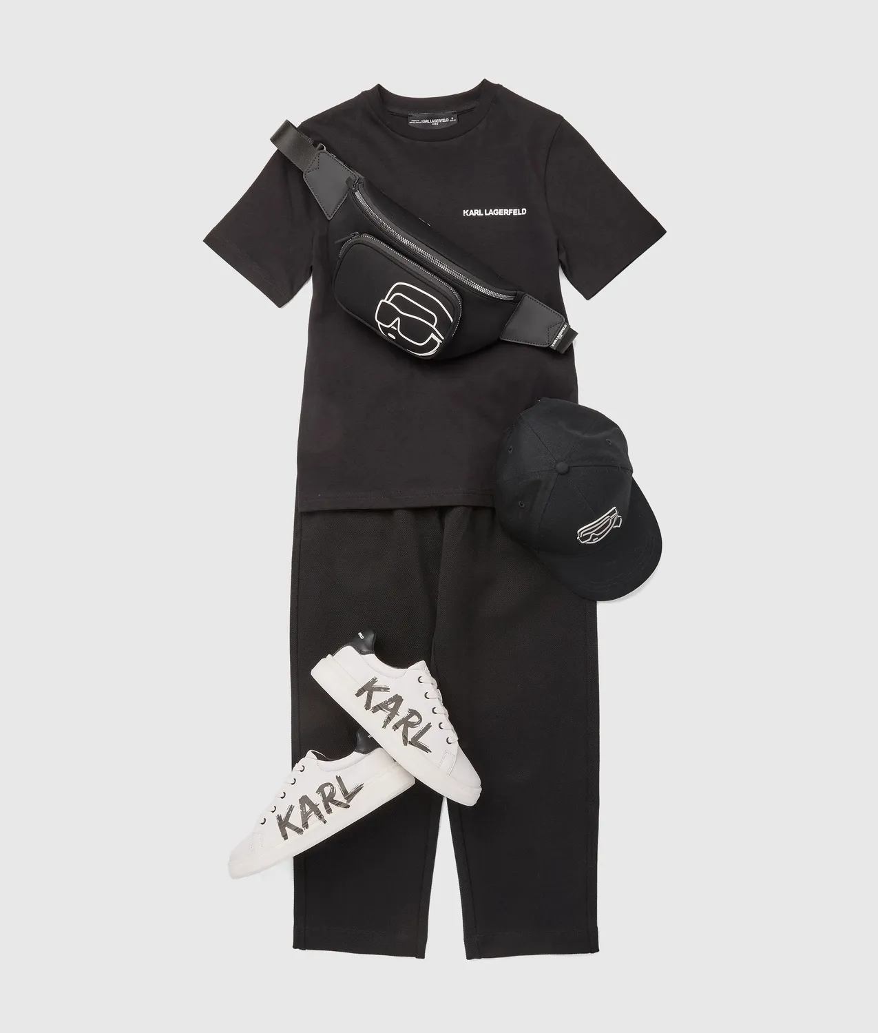 Karl Lagerfeld Kids Boys T-Shirts 2er-Pack aus Baumwolle