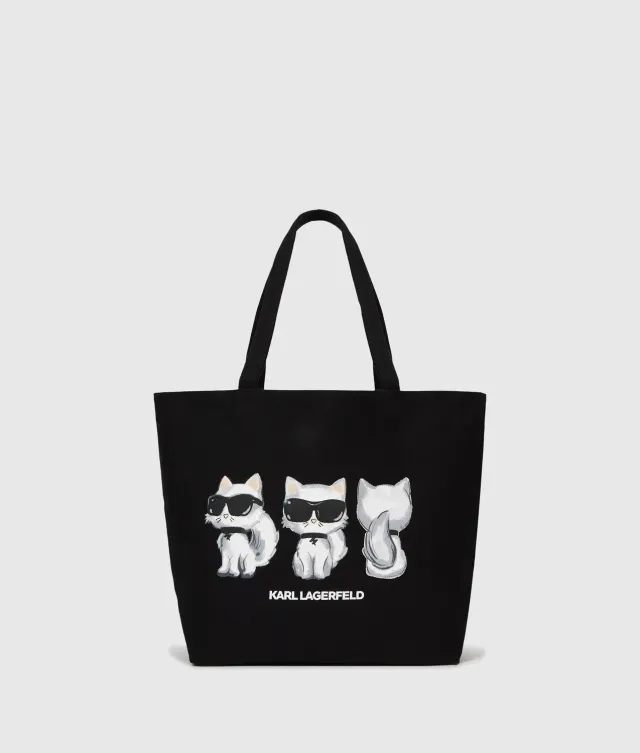 Karl Lagerfeld Ikon Choupette Shopper Wendetasche