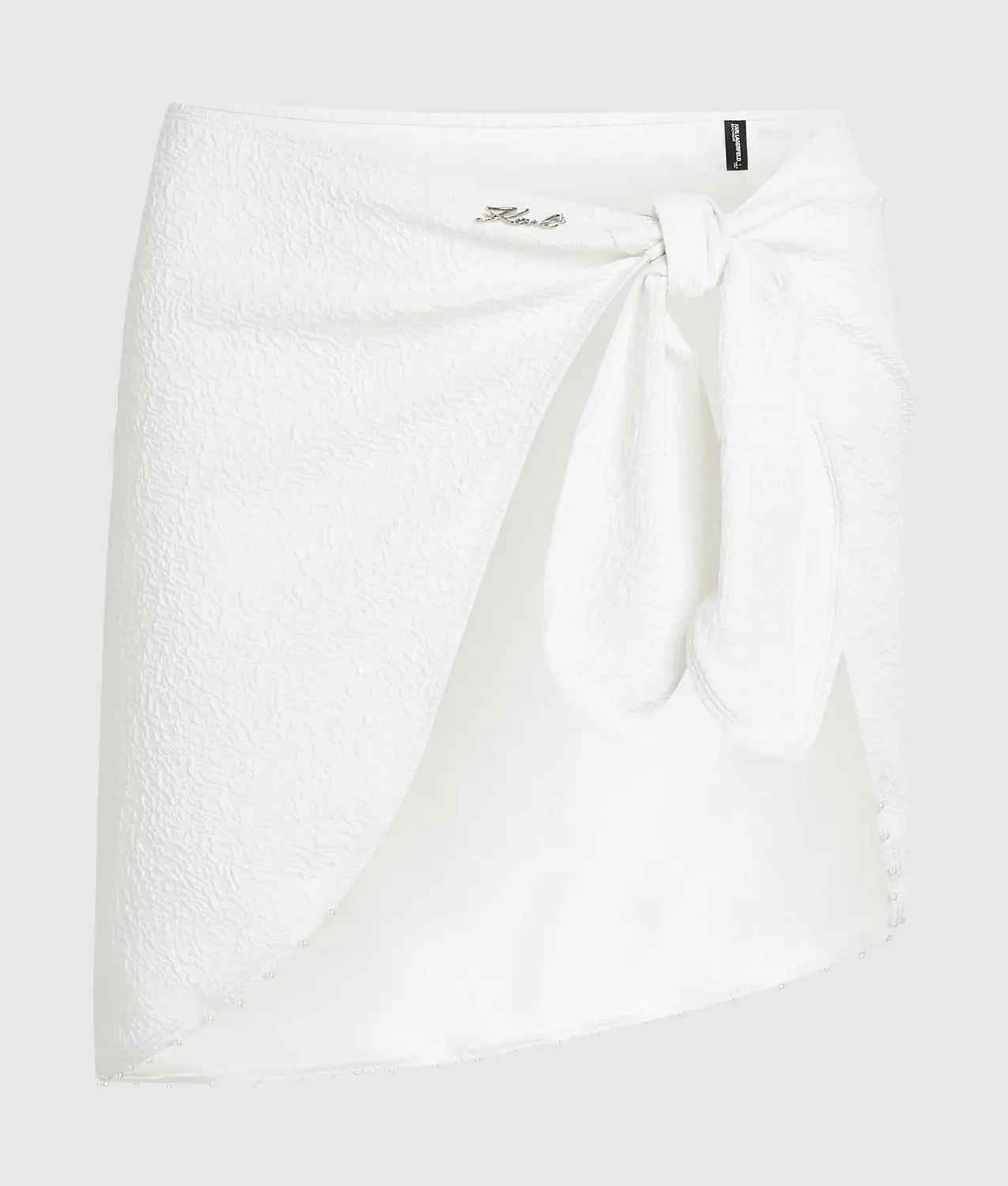Karl Lagerfeld Pareo mit Perlen Strandtuch kurz S-L