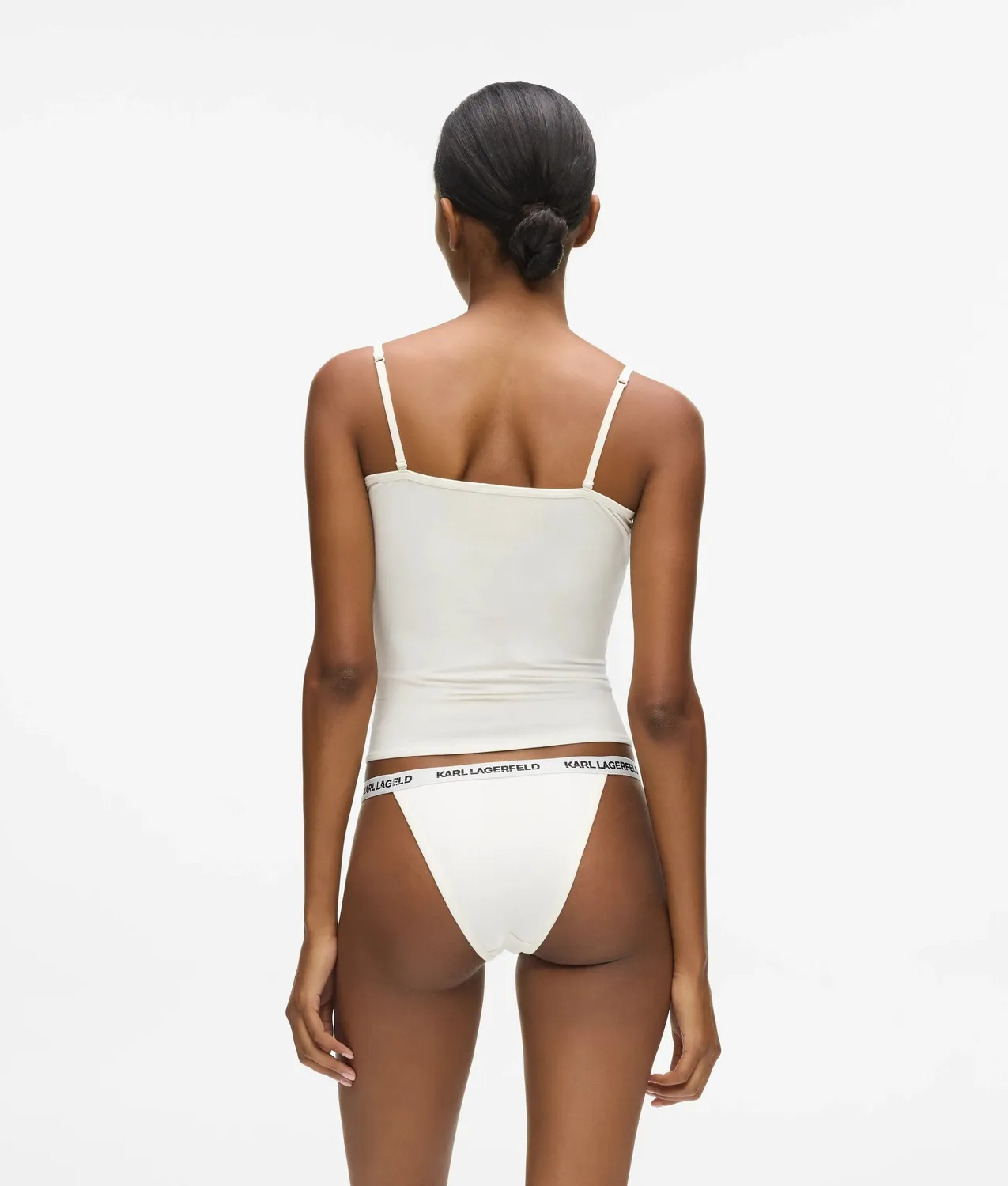 Karl Lagerfeld Logo Brazilian Slip Baumwolle 3er-Pack schwarz