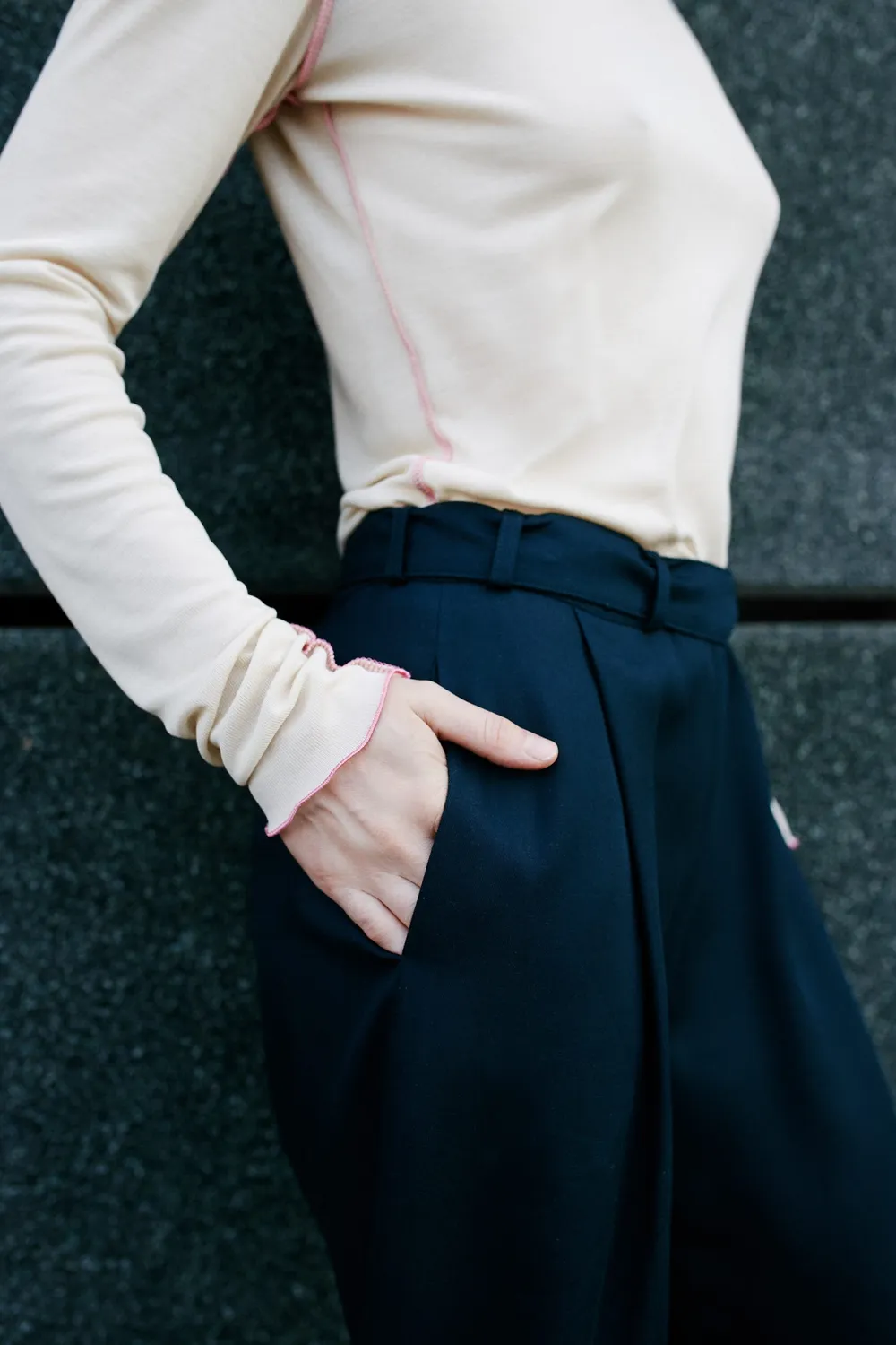 isarti Girato Shirt Light Taupe Langarm