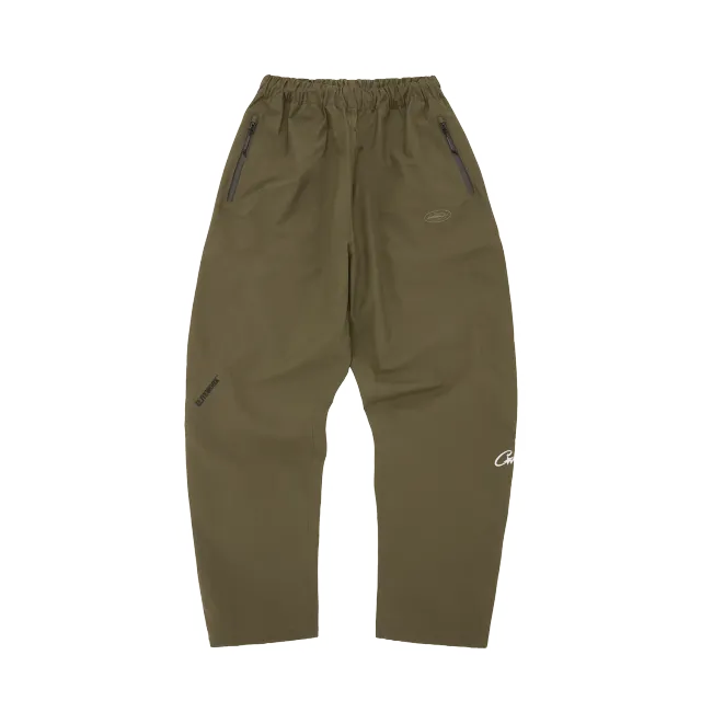 Corteiz Elitework Waterproof Shell Pant Hose Khaki wasserdicht