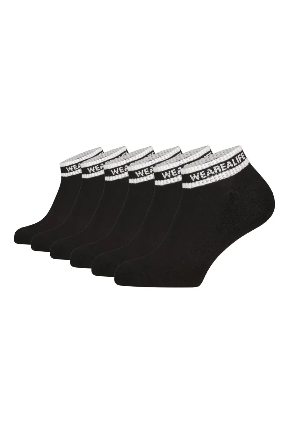 Alife & Kickin BayaAK Sneaker Socken schwarz 6er Pack