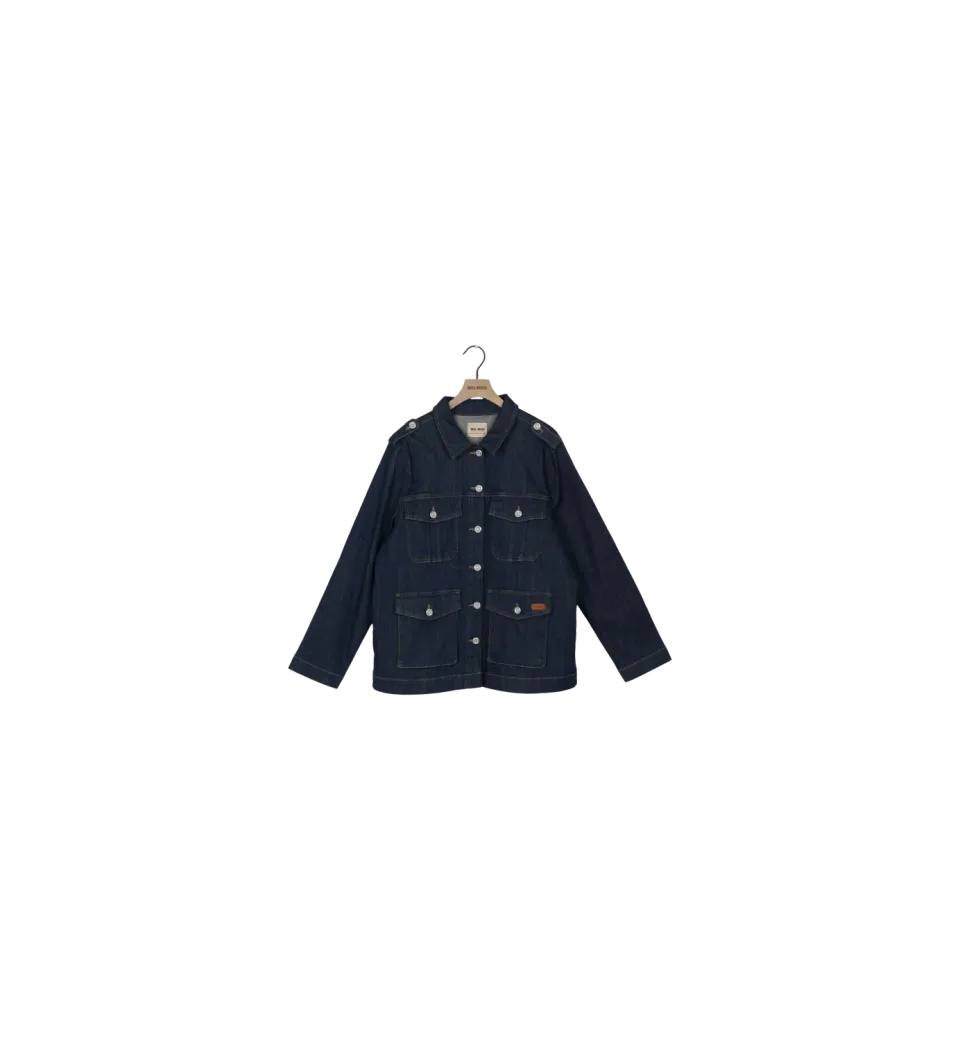 Mos Mosh ReLoved MMAnetta Jeansjacke Dark Blue XL Regular