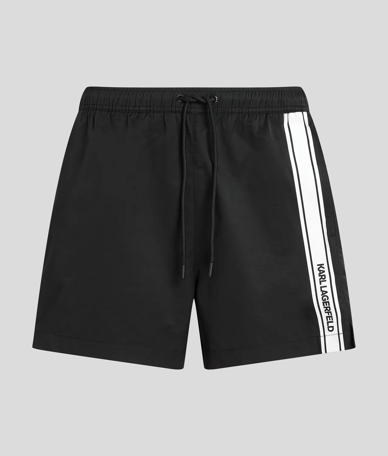 Karl Lagerfeld Logo Boardshorts Badeshorts kurz gestreift