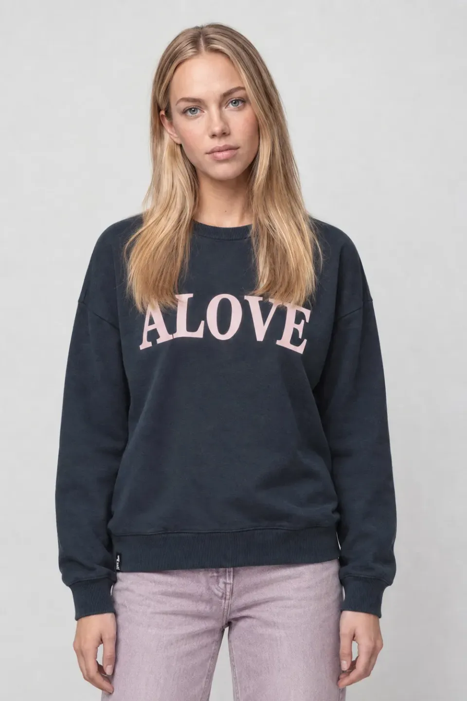 Alife & Kickin ElsaAK P Sweatshirt dunkelblau Damen Print