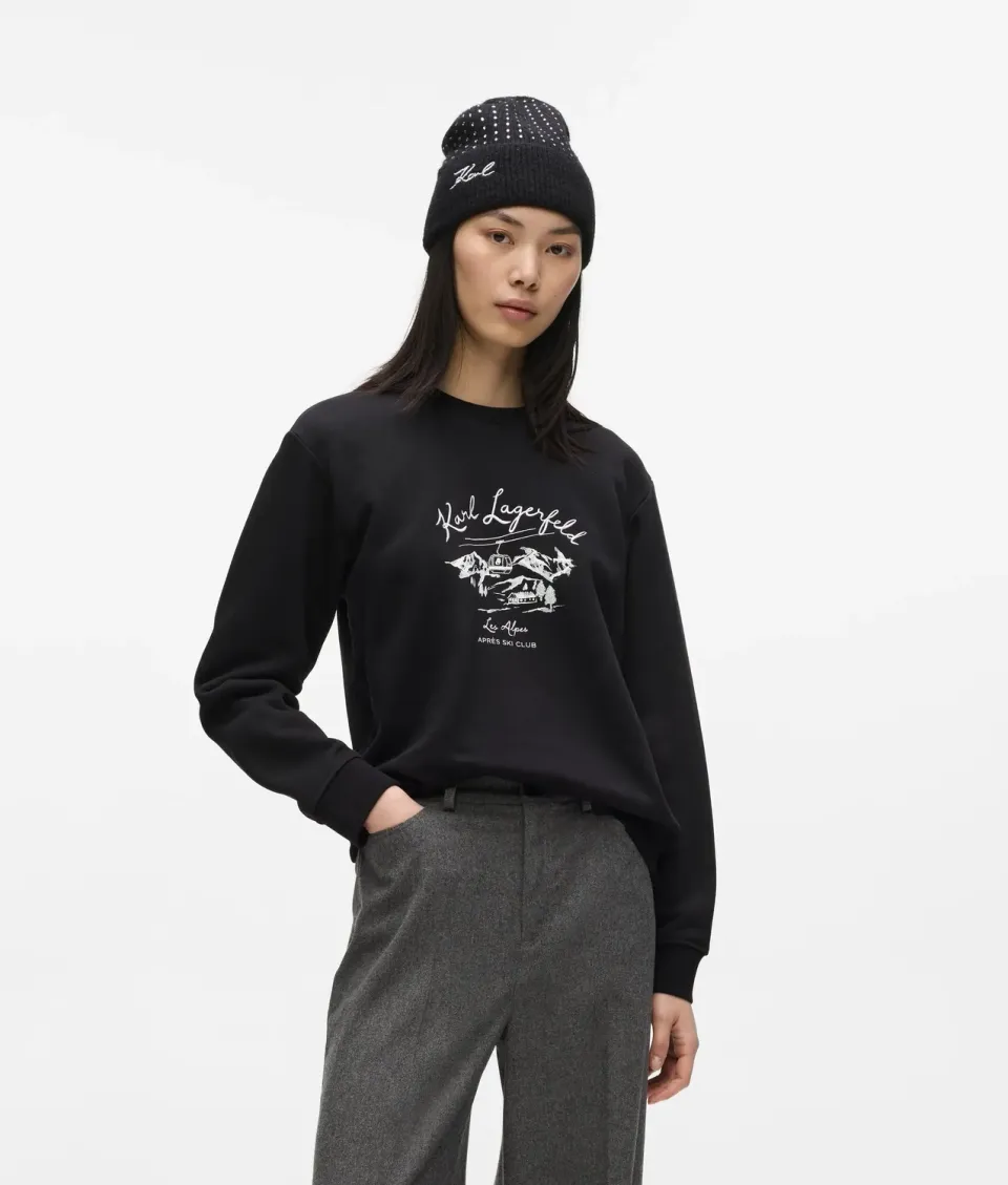 Karl Lagerfeld Après Ski Club Sweatshirt Unisex Print
