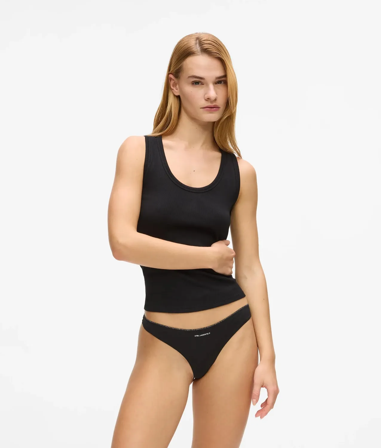 Karl Lagerfeld Ikon String Glitzer 3er Pack XS-XL