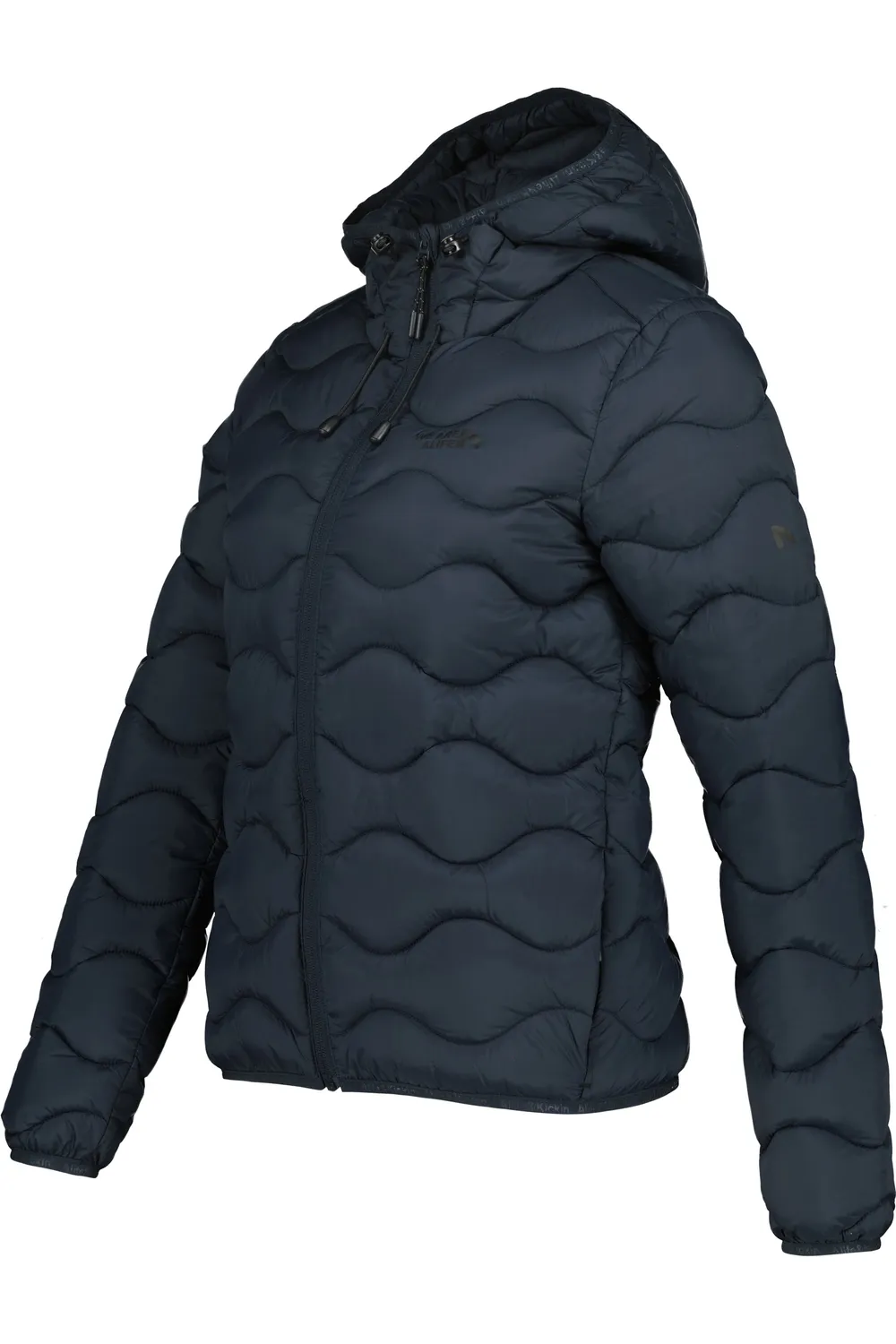 Alife & Kickin RoxanneAK A Pufferjacke Dunkelblau mit Kapuze