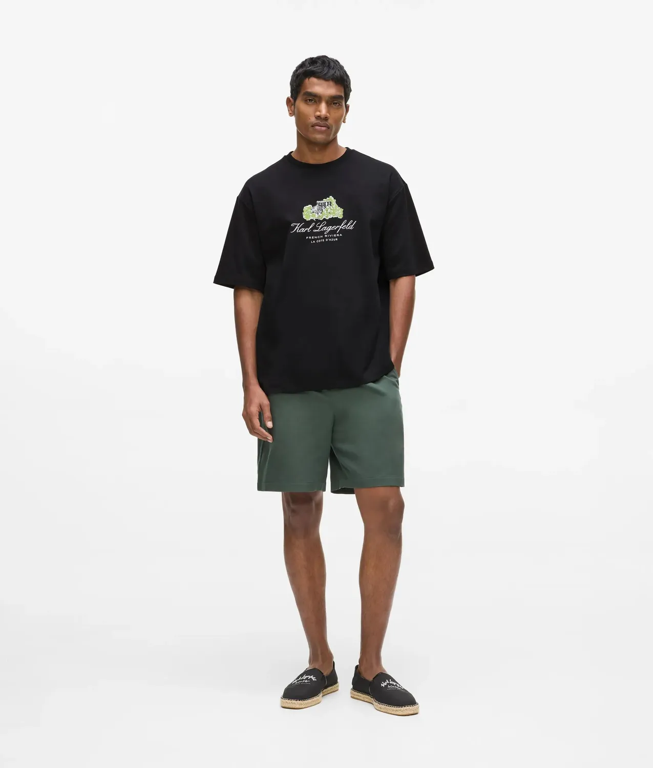 Karl Lagerfeld Villa la Vigie T-Shirt Bio-Baumwolle