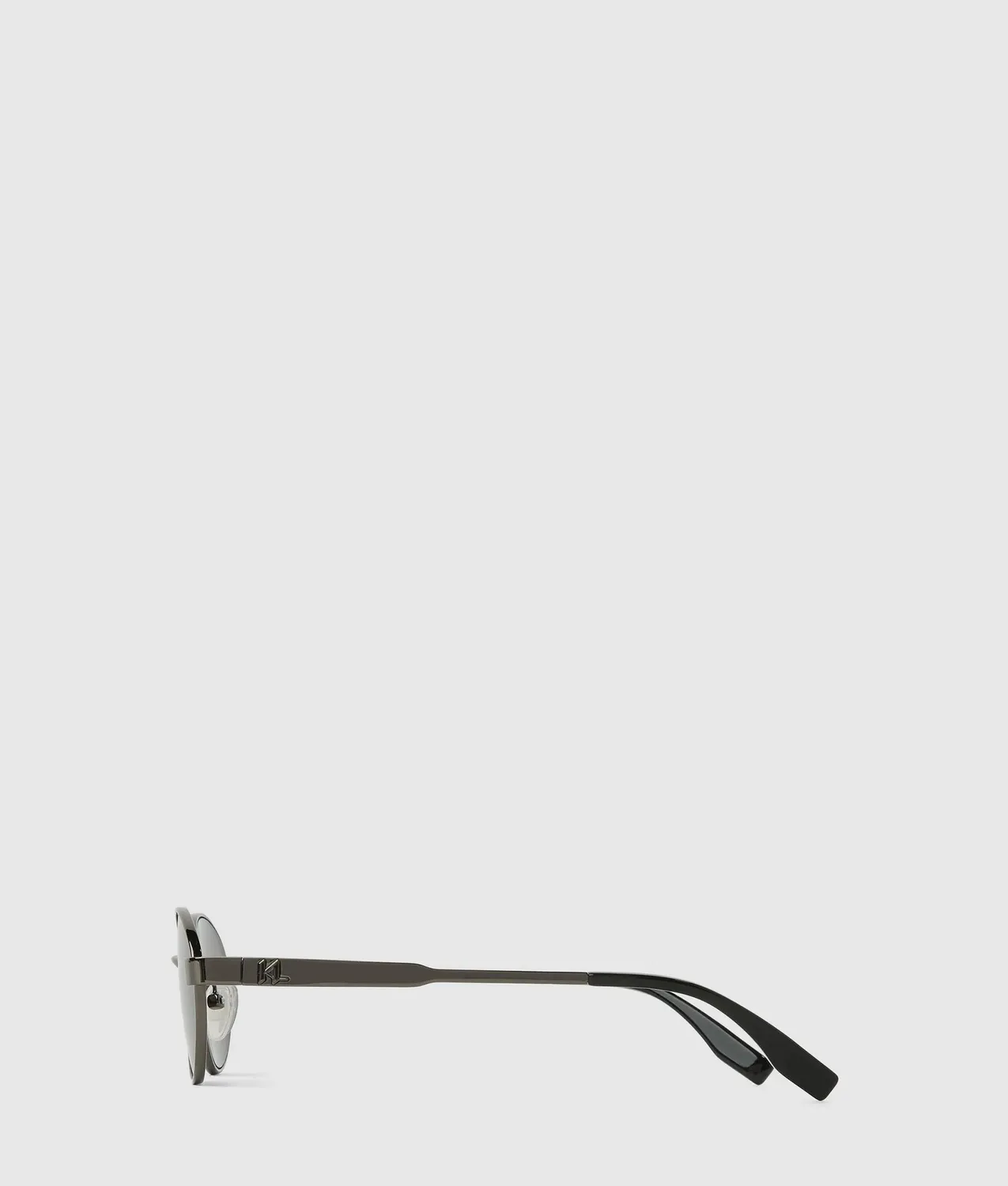 Karl Lagerfeld Monogram Oval Sonnenbrille Metall