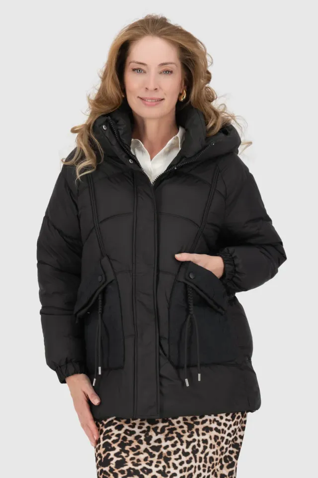 Alife & Kickin GlorianaAK A Puffer Jacket Schwarz Winter