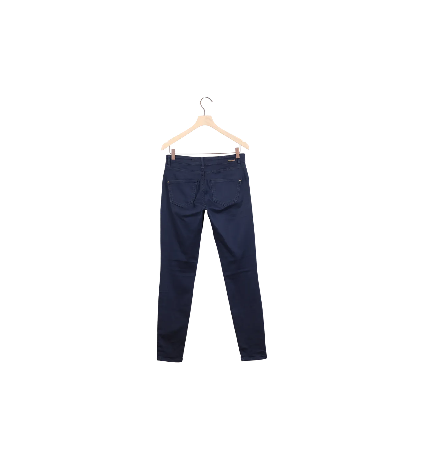 Mos Mosh MMCody Zip Pant Slim Secondhand Navy 25