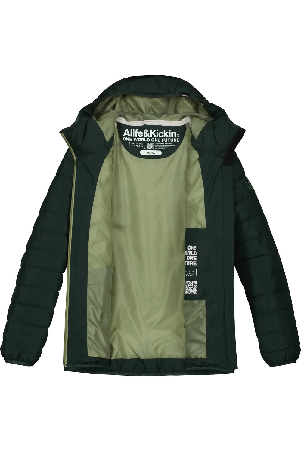 Alife & Kickin RabeaAK A Jacket Steppjacke Dunkelgrün