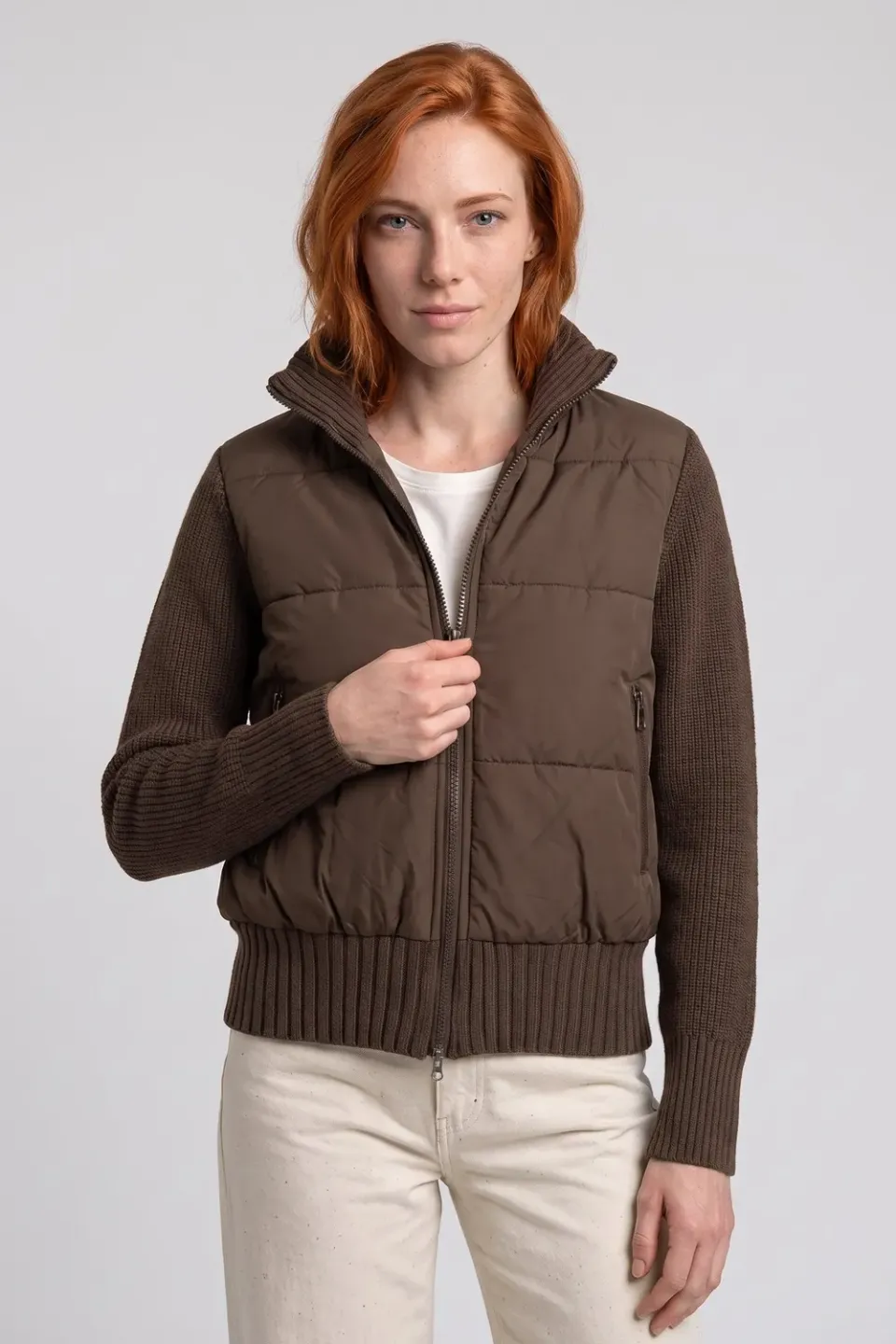 Alife & Kickin LyaAK A Jacke Braun Damen