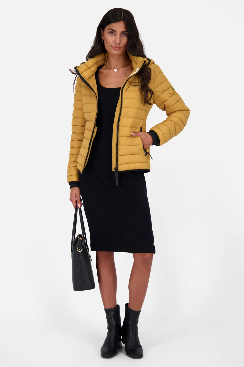 Alife & Kickin NadjaAK A Steppjacke braun wattiert leicht tailliert
