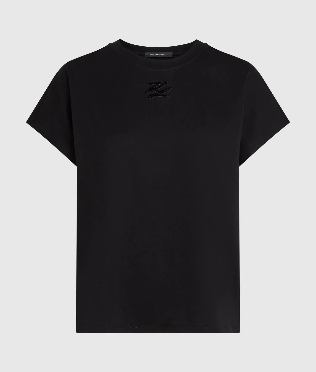 Karl Lagerfeld Autograph T-Shirt Cap-Ärmel Damen Bio