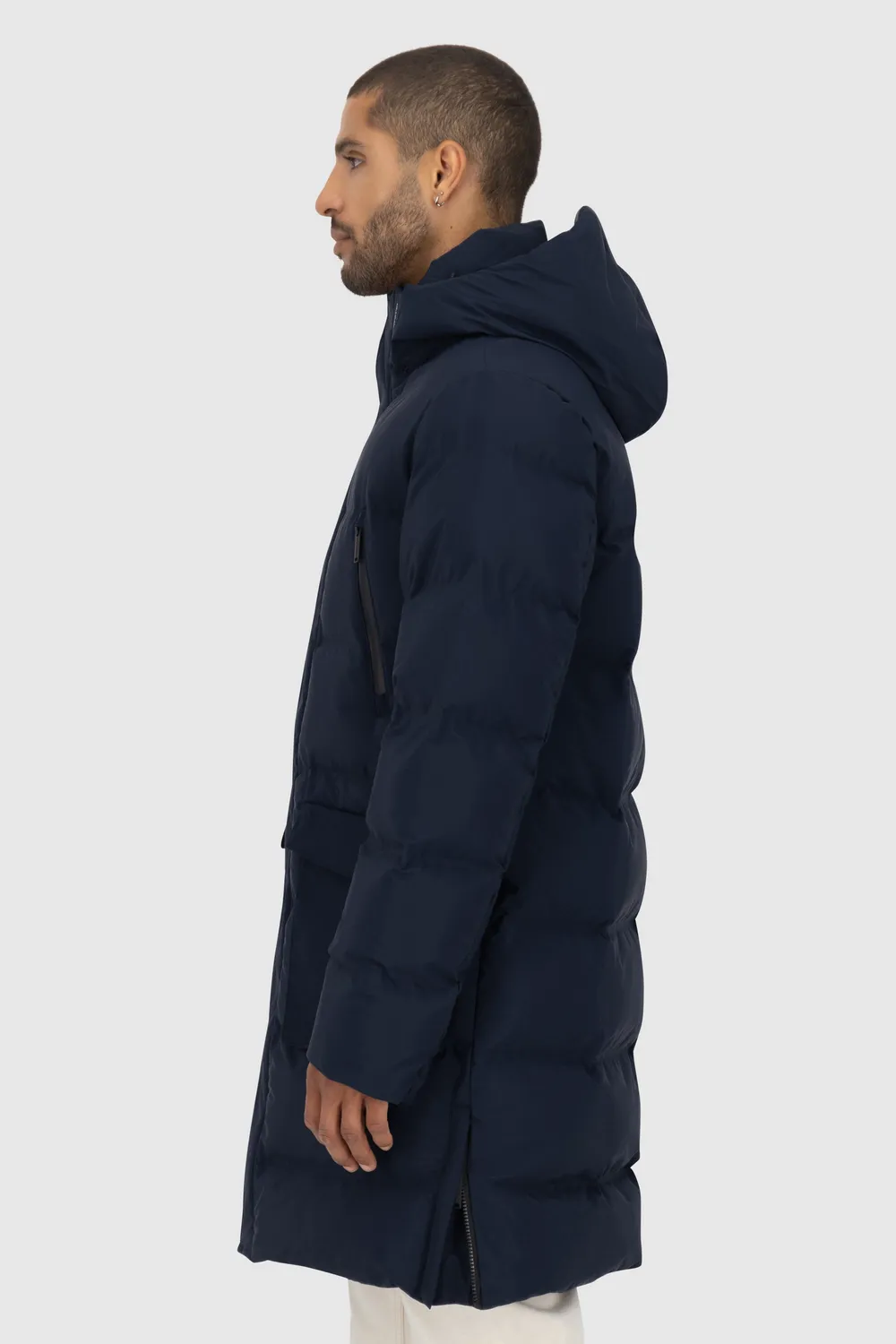 Alife & Kickin SaulAK A Puffer Parka Dunkelblau Herren warm