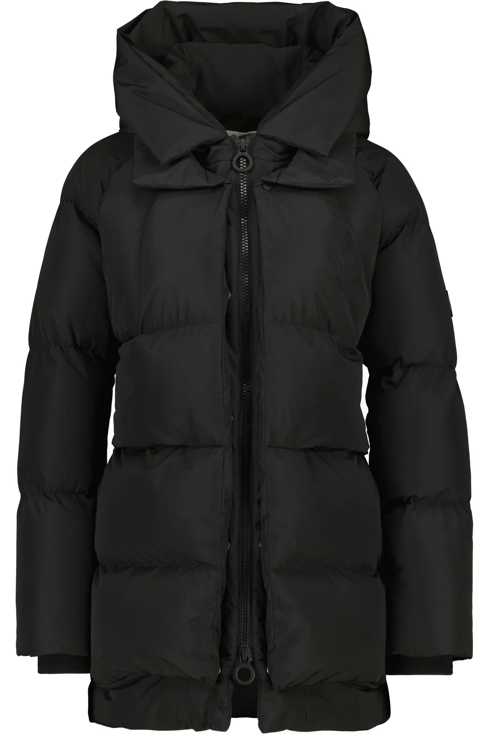 Alife & Kickin LykkeAK A Puffer Parka Schwarz Damen Winter