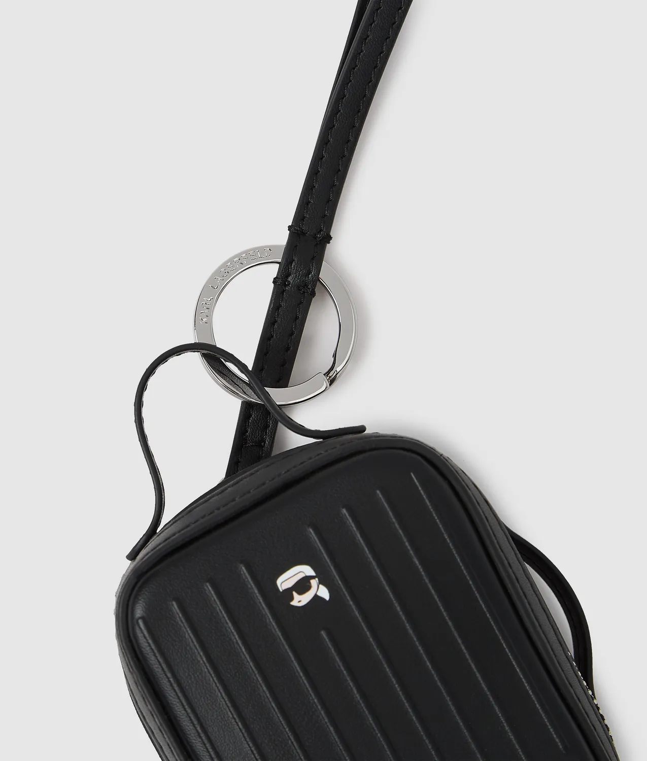Karl Lagerfeld Ikon Koffer-Anhänger One Size mit Zip