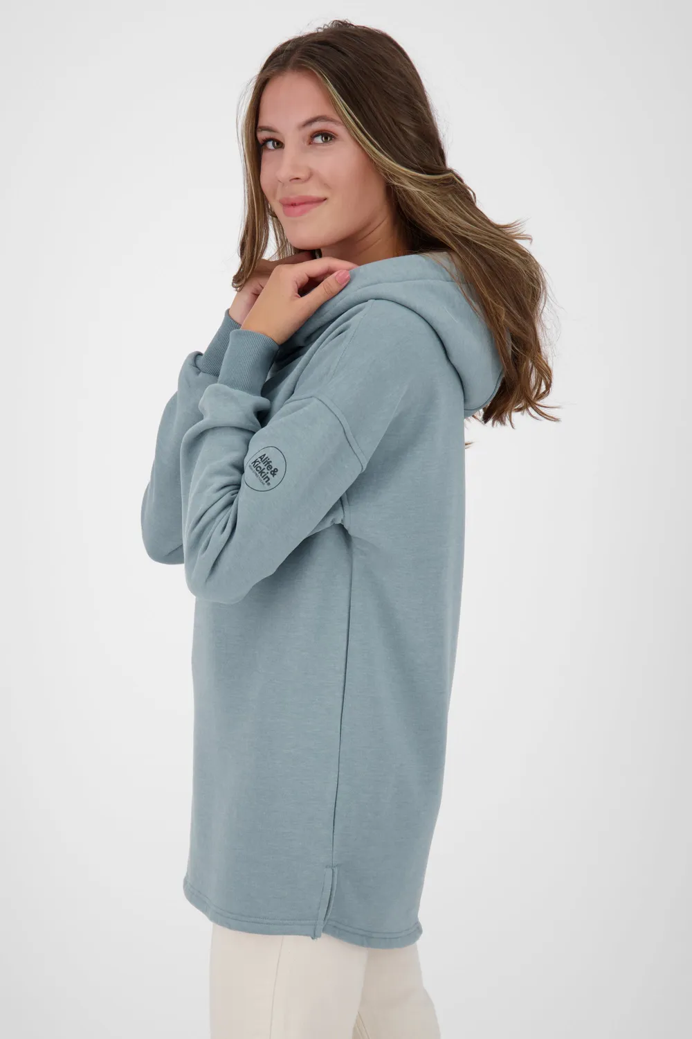 Alife & Kickin JessicaAK A Sweat Grau mit Kapuze