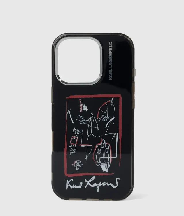 Karl Lagerfeld Karl Sketches iPhone 16 Pro Hülle One Size Print