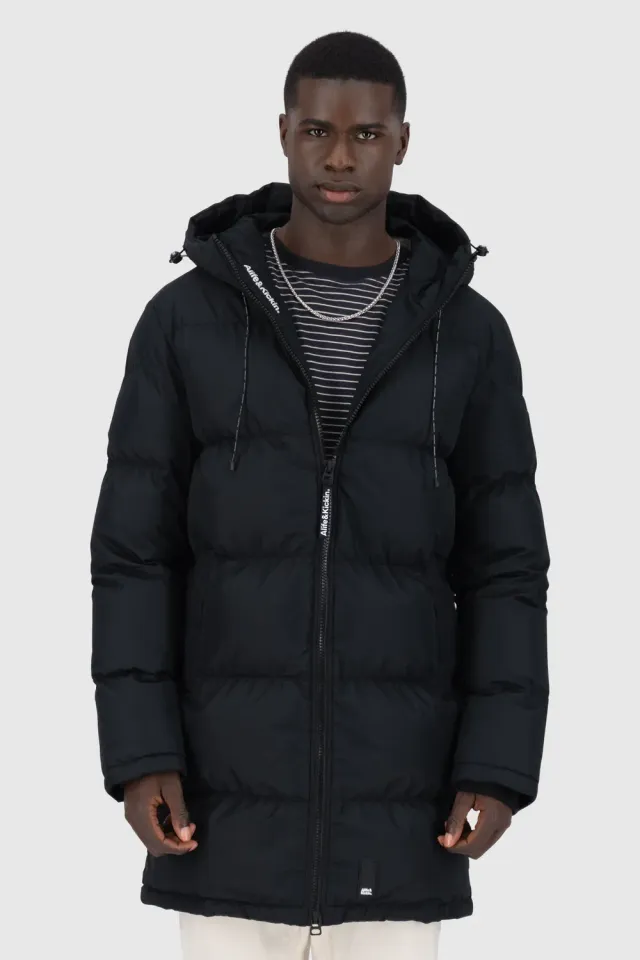 Alife & Kickin TimonAK A Puffer Parka Schwarz Herren Winter