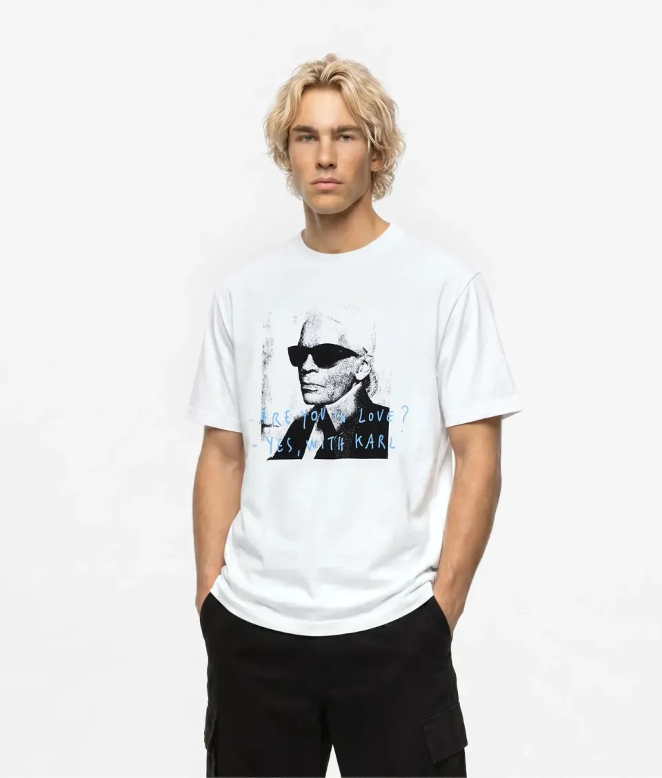 Karl Lagerfeld Jeans KLJ X Pietro Terzini T-Shirt relaxed Print