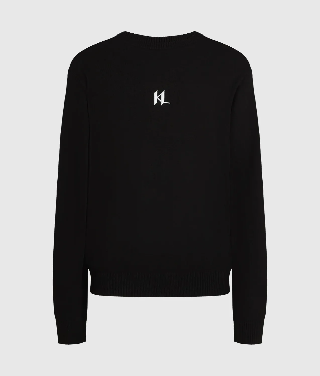 Karl Lagerfeld Monogram Cashmere Loungewear Pullover